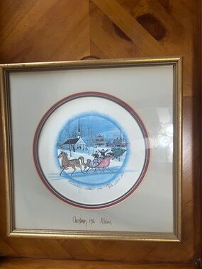 P Buckley Moss “Alleluia” Christmas 1986 Print/Signed/Numbered/Dated